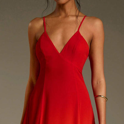 Vacation Style Pleated Square Neck Dresses