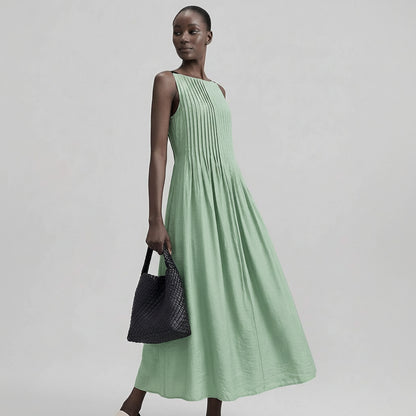 Modern Urban Women’s Pleated Midi Dresses