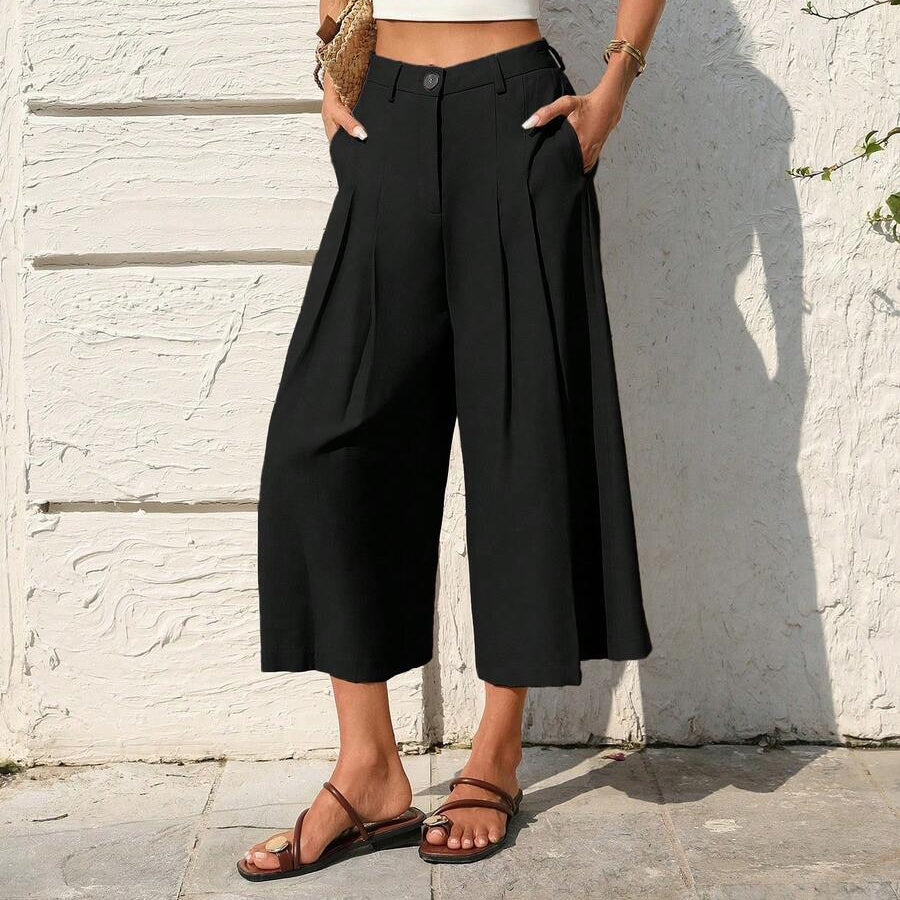 Beach Vacation Cropped Summer Pants