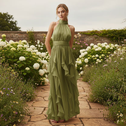 Elegant Women’s Pleated Midi Dresses for Gatherings
