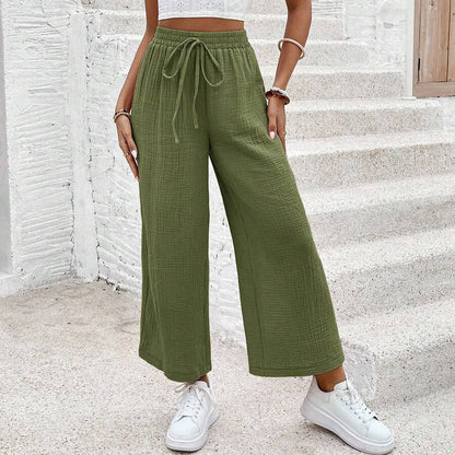 Loose Fit Cropped Summer Pants for Women