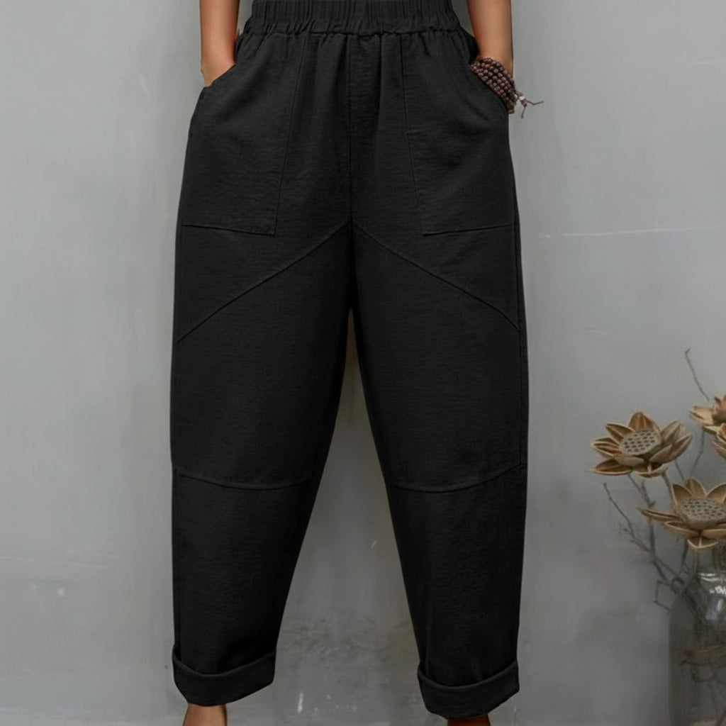 Loose Fit Cropped Summer Pants