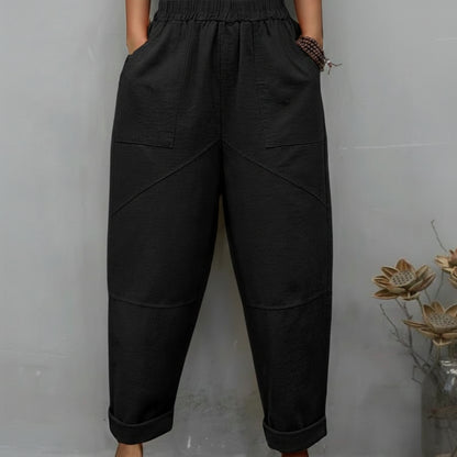 Loose Fit Cropped Summer Pants