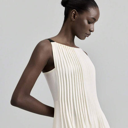 Modern Urban Women’s Pleated Midi Dresses