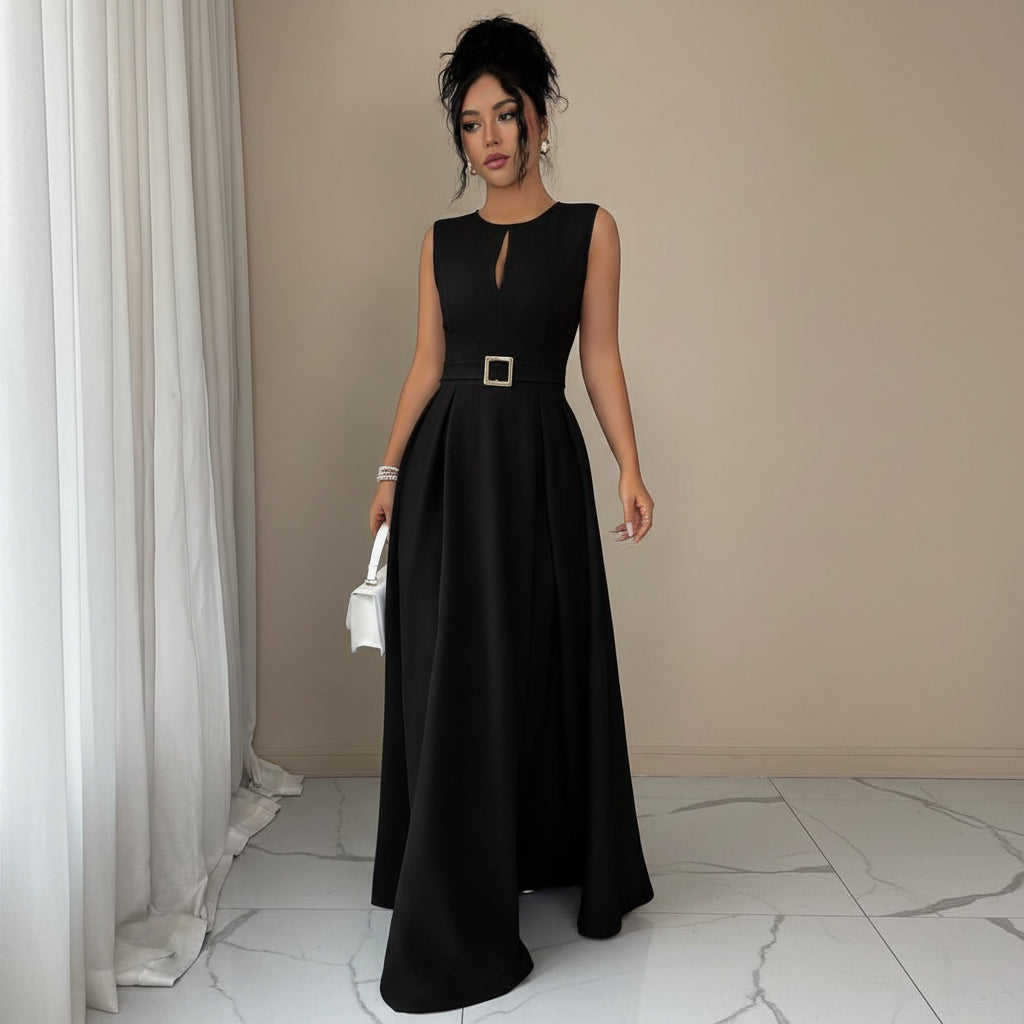 Romantic Flowing Keyhole Maxi Dresses