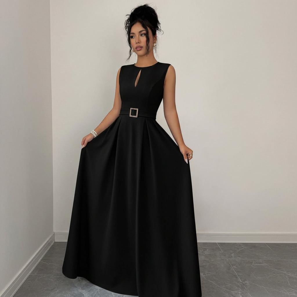 Romantic Flowing Keyhole Maxi Dresses