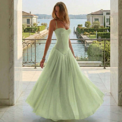 Women’s Pleated Midi Dresses with Romantic Summer Elegance