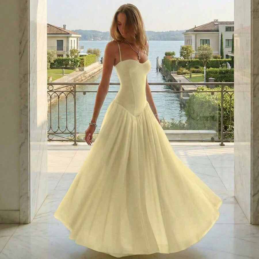 Women’s Pleated Midi Dresses with Romantic Summer Elegance