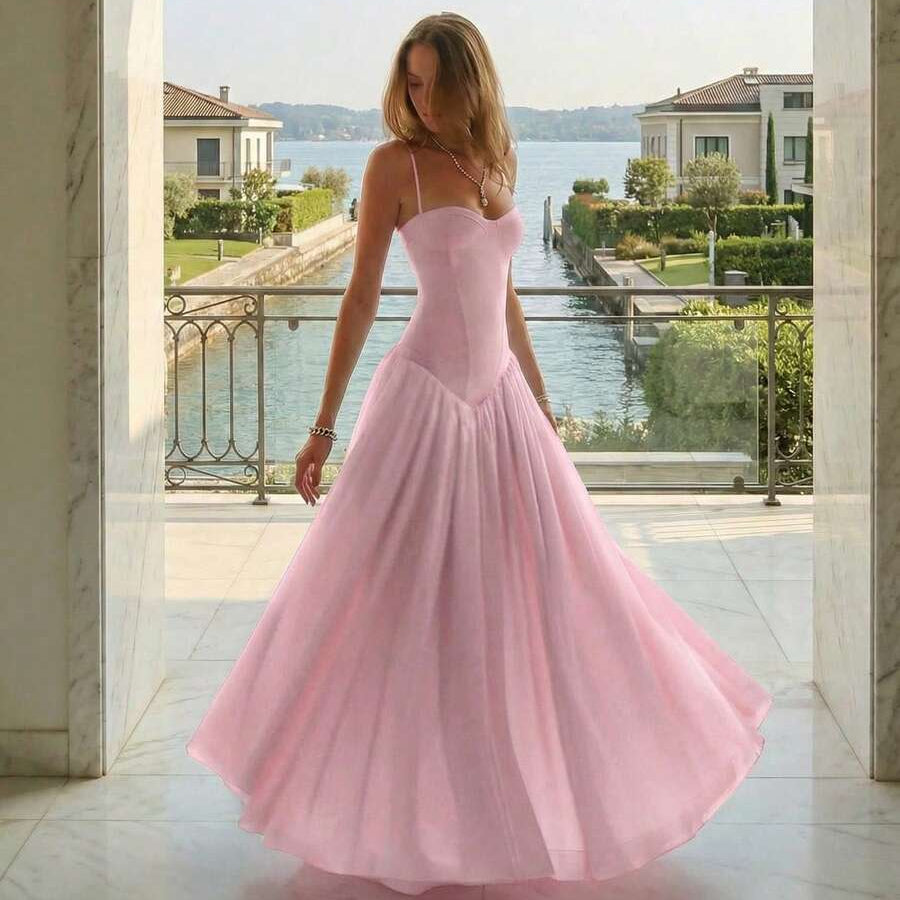 Women’s Pleated Midi Dresses with Romantic Summer Elegance