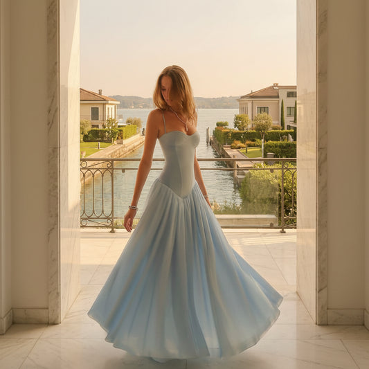 Women’s Pleated Midi Dresses with Romantic Summer Elegance