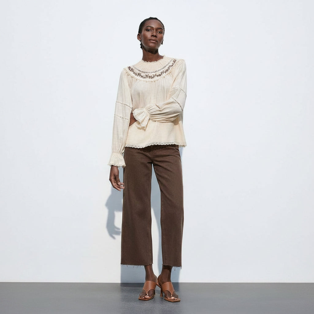 Wide Leg Cropped Summer Pants for Everyday Wear