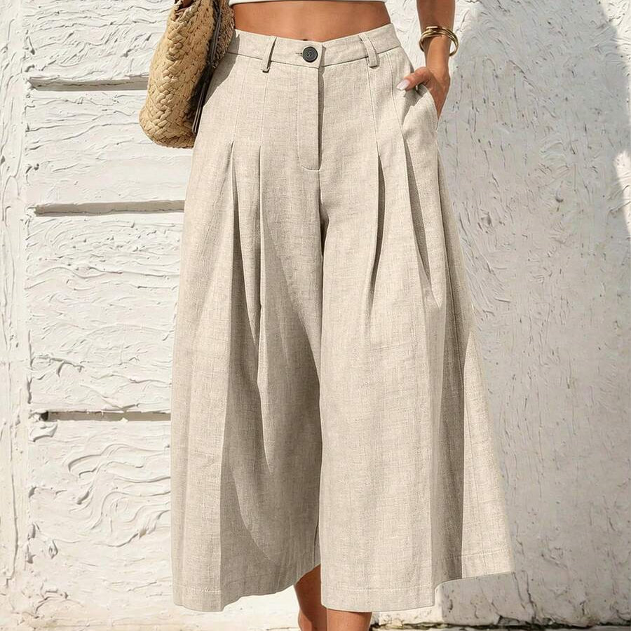 Beach Vacation Cropped Summer Pants