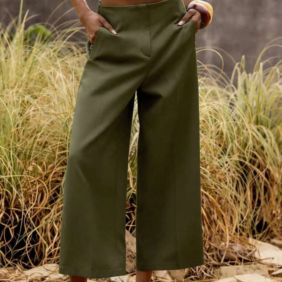 Elegant Everyday Cropped Summer Pants