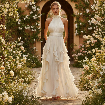 Elegant Women’s Pleated Midi Dresses for Gatherings