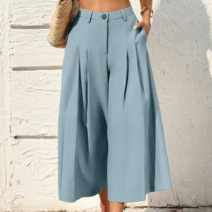 Beach Vacation Cropped Summer Pants