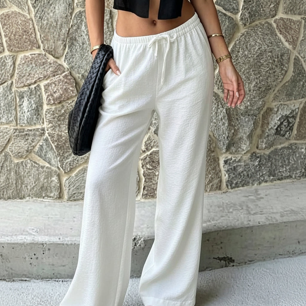Lightweight Breathable Cropped Summer Pants