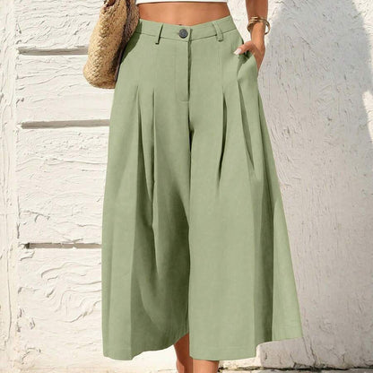 Beach Vacation Cropped Summer Pants