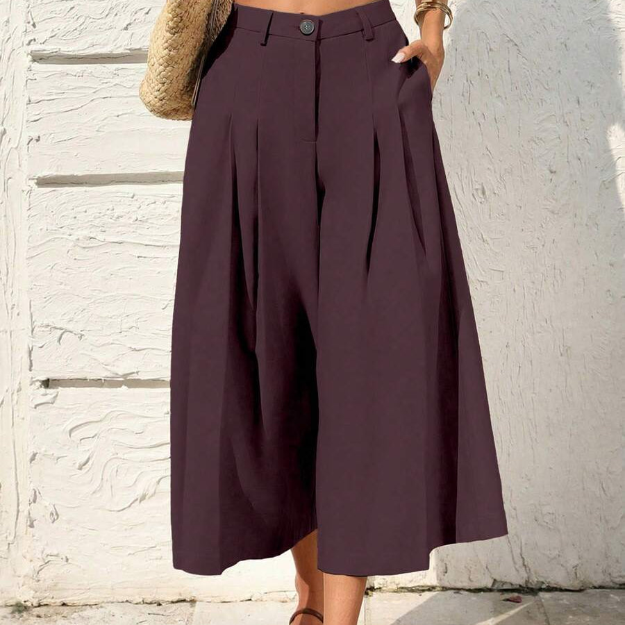 Beach Vacation Cropped Summer Pants