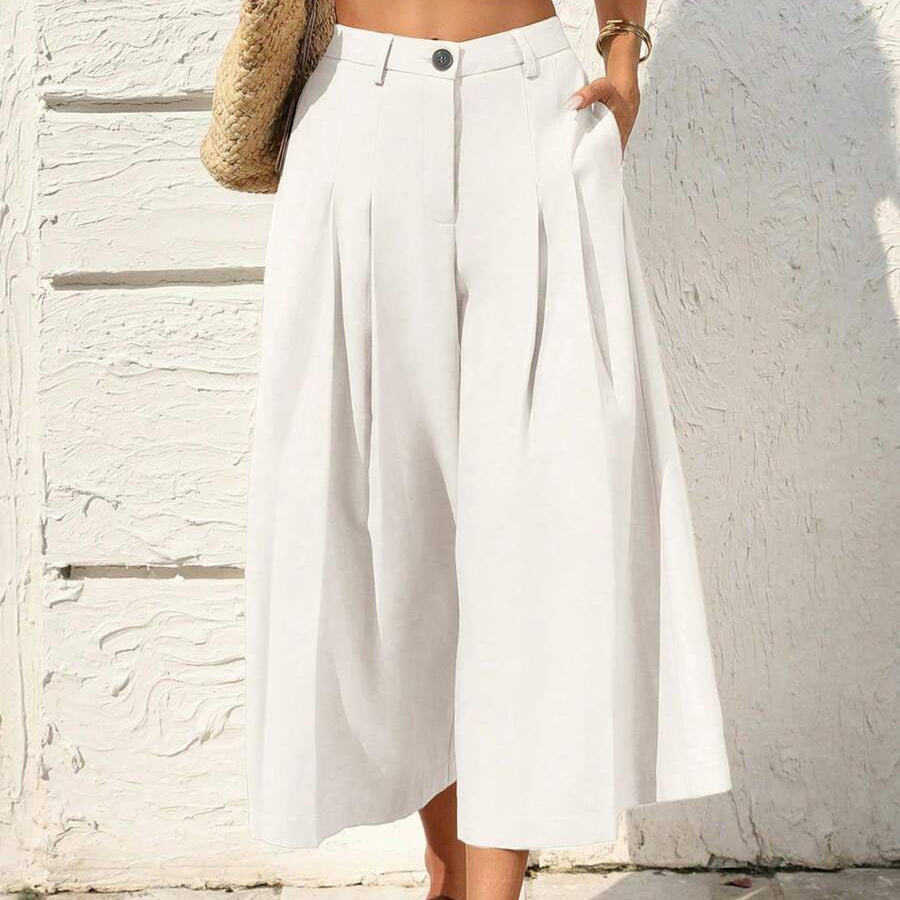 Beach Vacation Cropped Summer Pants