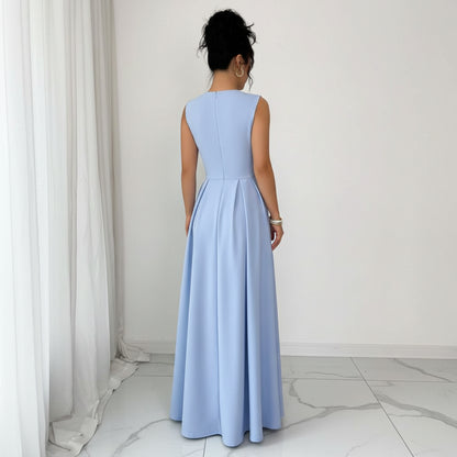 Romantic Flowing Keyhole Maxi Dresses