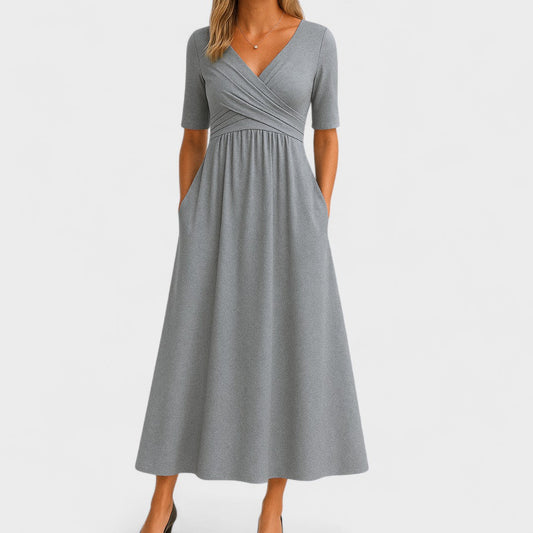 Airy Chiffon Midi Dress