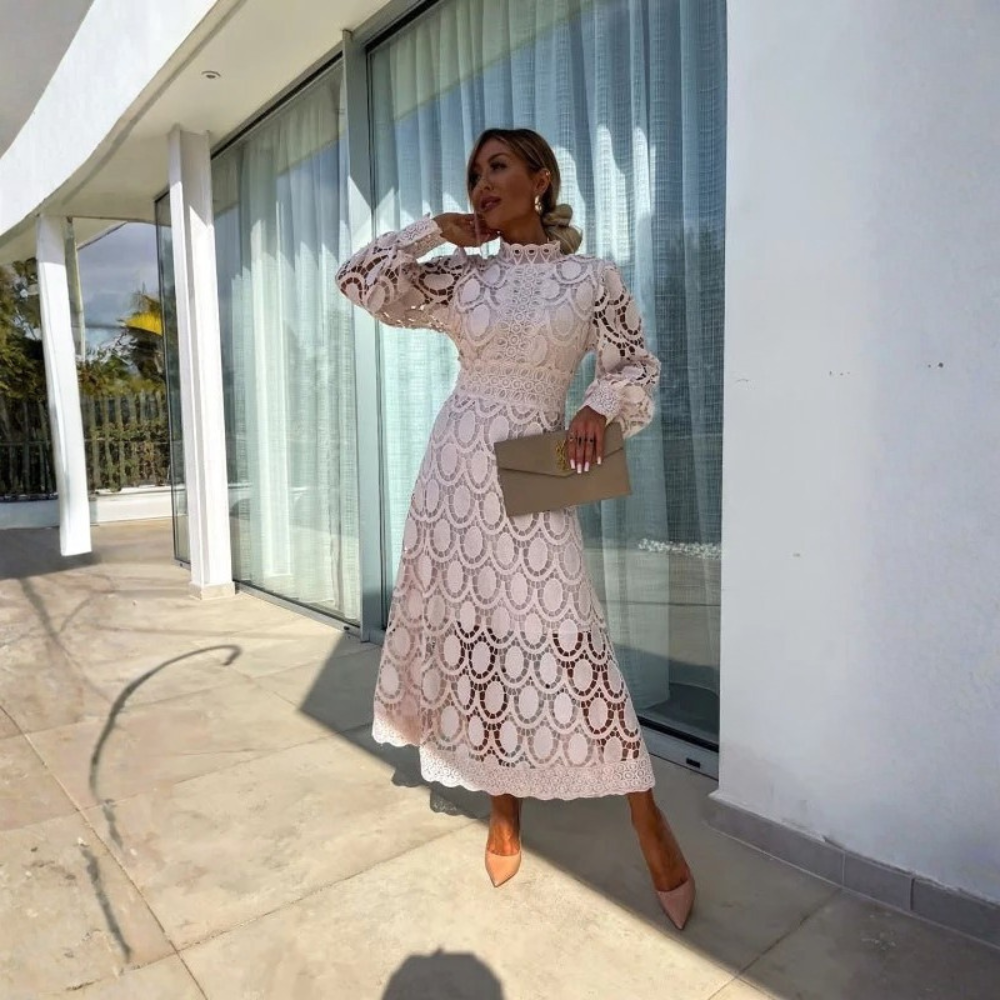 Romantic Lace Midi Dress