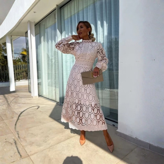 Romantic Lace Midi Dress