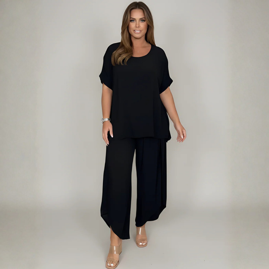 Flowing Linen Tunic Set