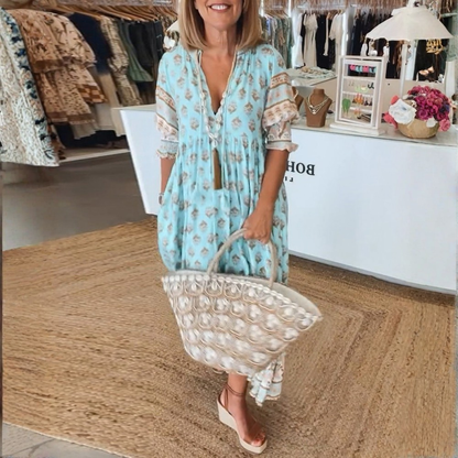 Sunny Printed Midi Dress