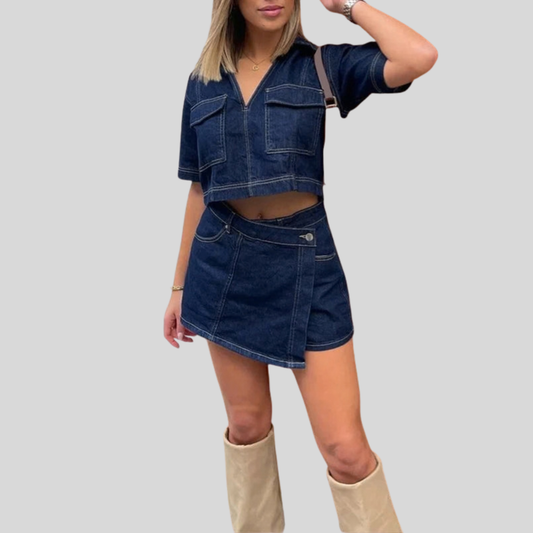 Bold Asymmetrical Two Piece Set