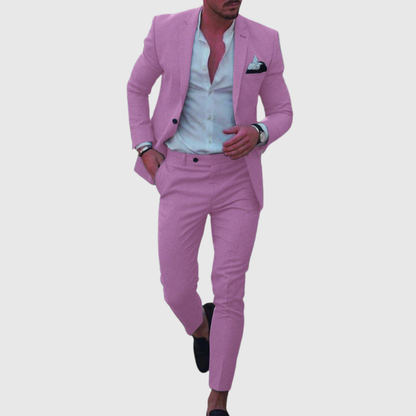 Slim Fit Two Piece Summer Suit