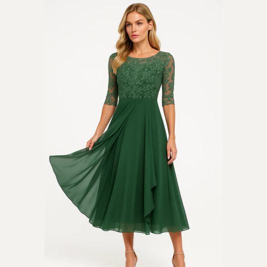 Effortless Evening Dress High Waist