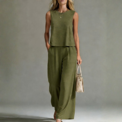 Sunny Linen Two Piece Set