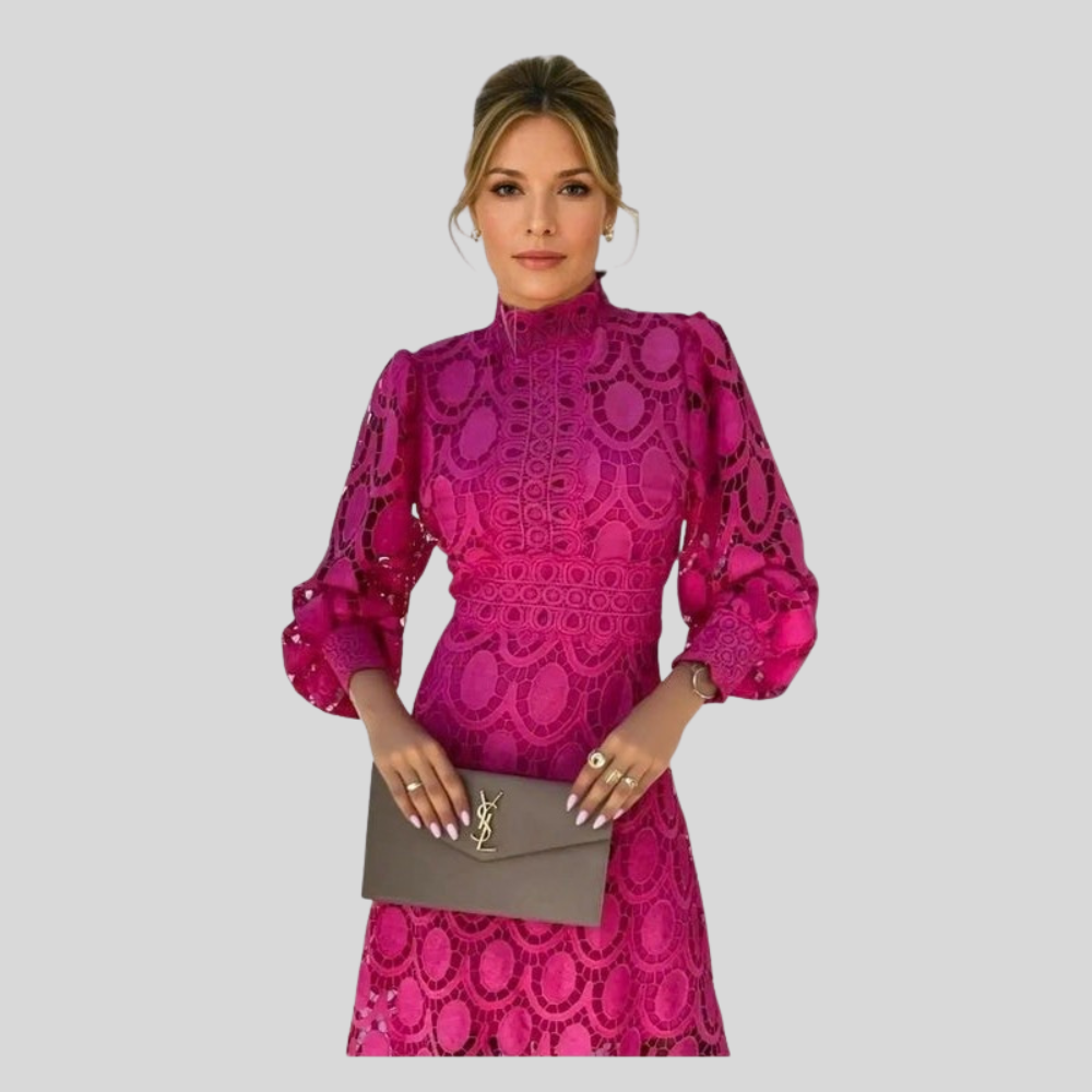 Luxe Lace Midi Dress