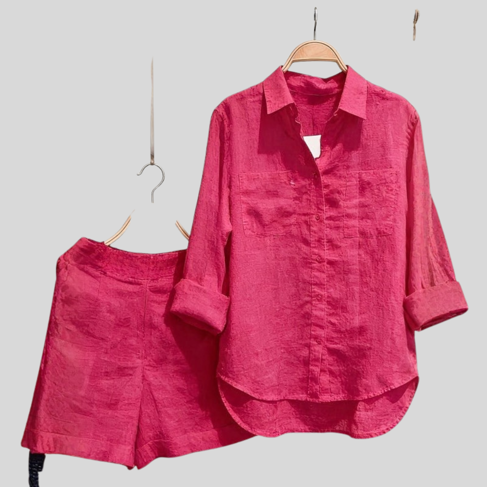 Sunny Linen Two Piece Set