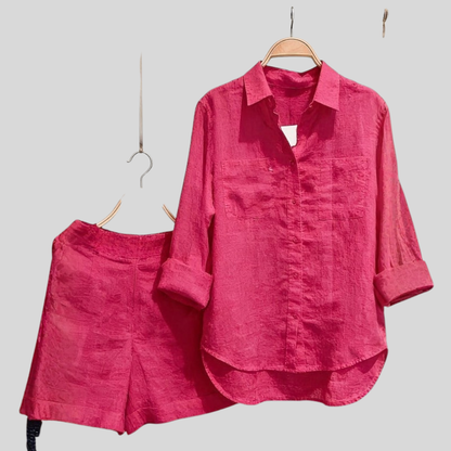 Sunny Linen Two Piece Set