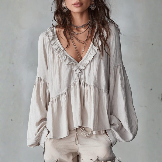 Romantic Vintage Bohemian Blouse