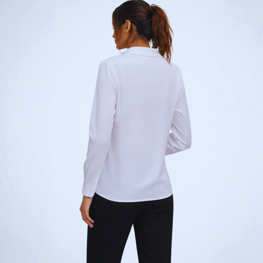 Polished Blouse Concealed Button