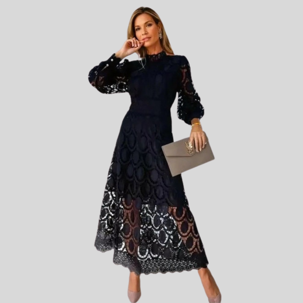 Luxe Lace Midi Dress