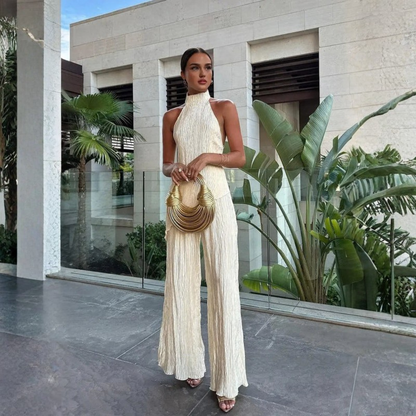 Flowing Pleated Two Piece Set