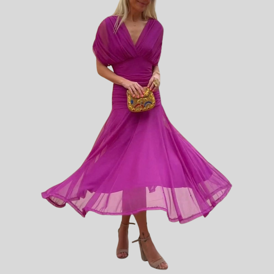 Flowy Midi Dress Wrap