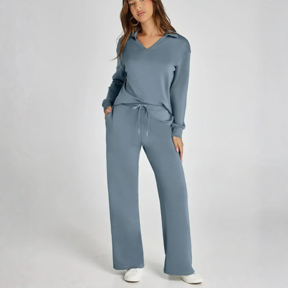 Cozy Lounge Set V Neck