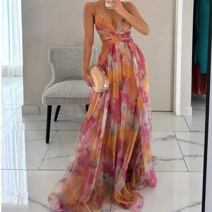Radiant Floral Maxi Dress
