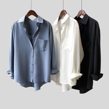 Minimal Buttoned Blouse