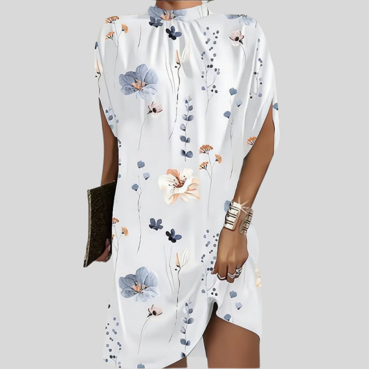 Effortless Mock Neck Dress