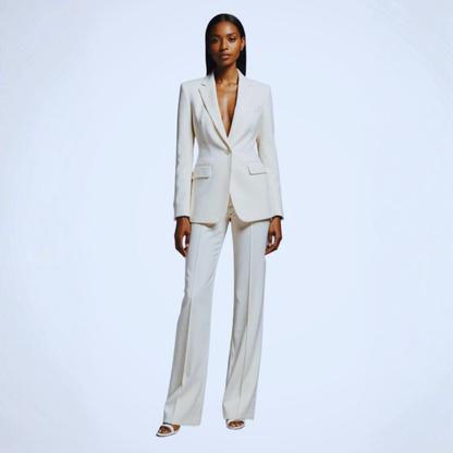 Sleek Blazer Trousers Set