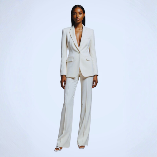 Sleek Blazer Trousers Set