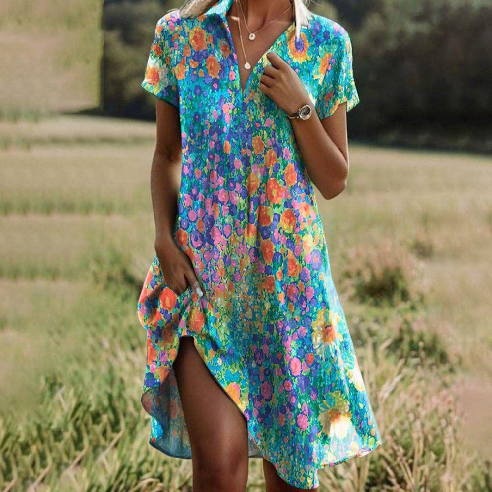 Bohemian Flowing Maxi Dress