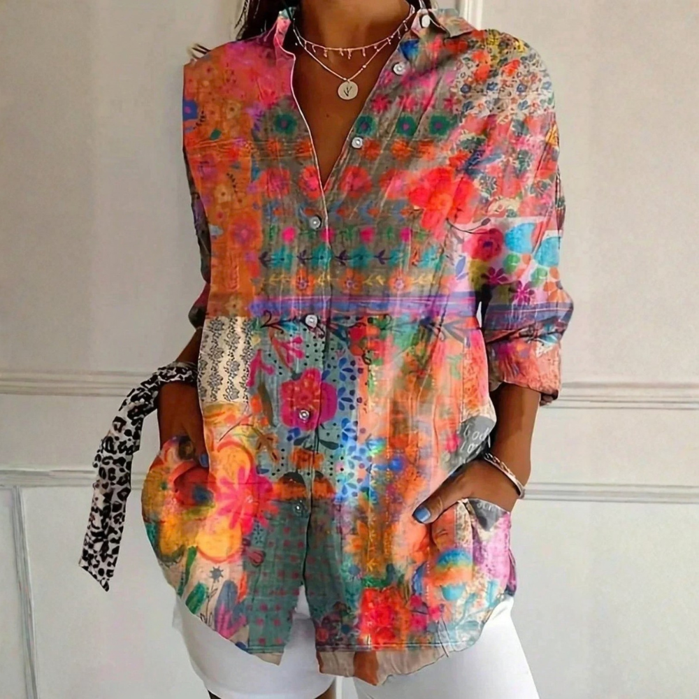 Vibrant Printed Blouse
