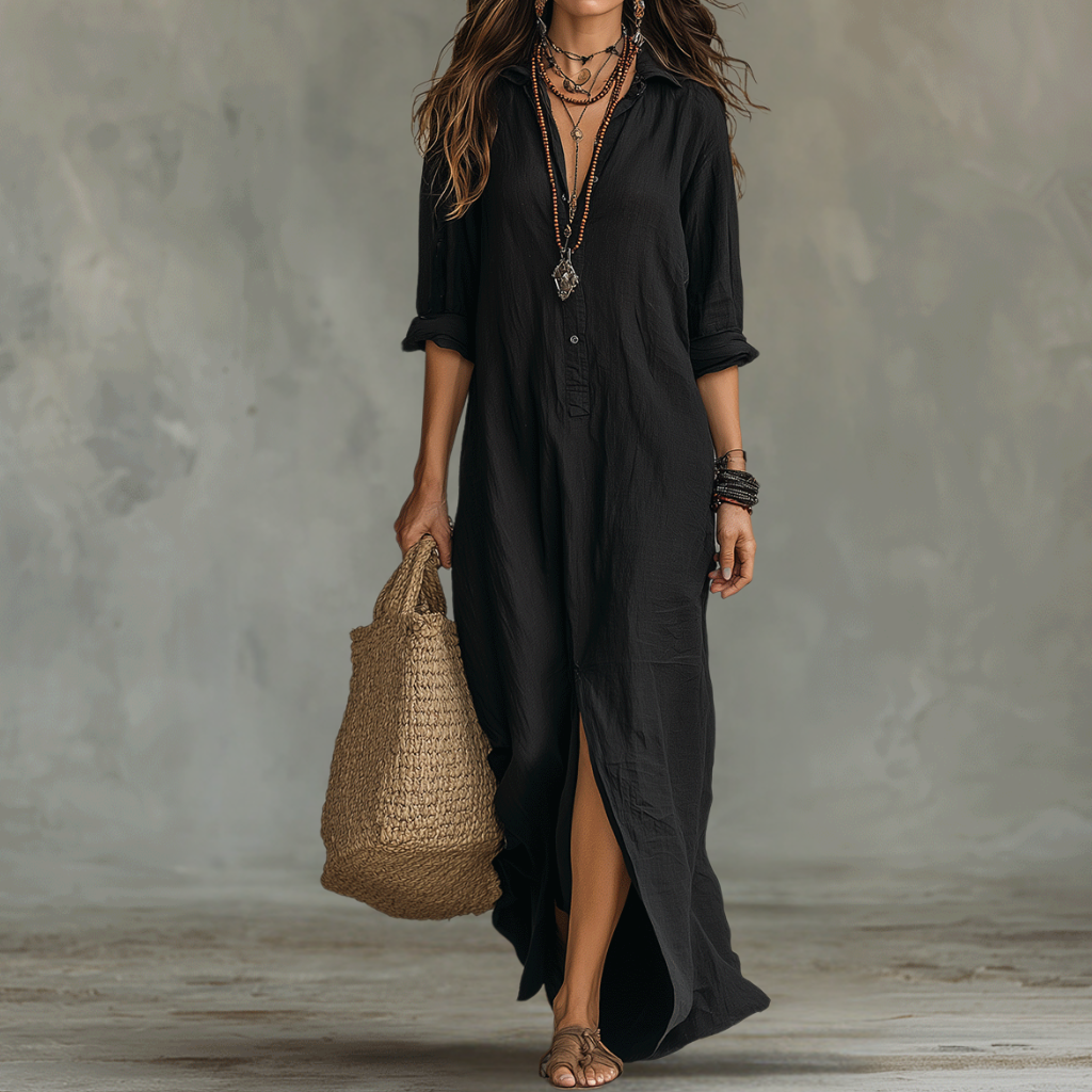 Flowing Bohemian Maxi Dress